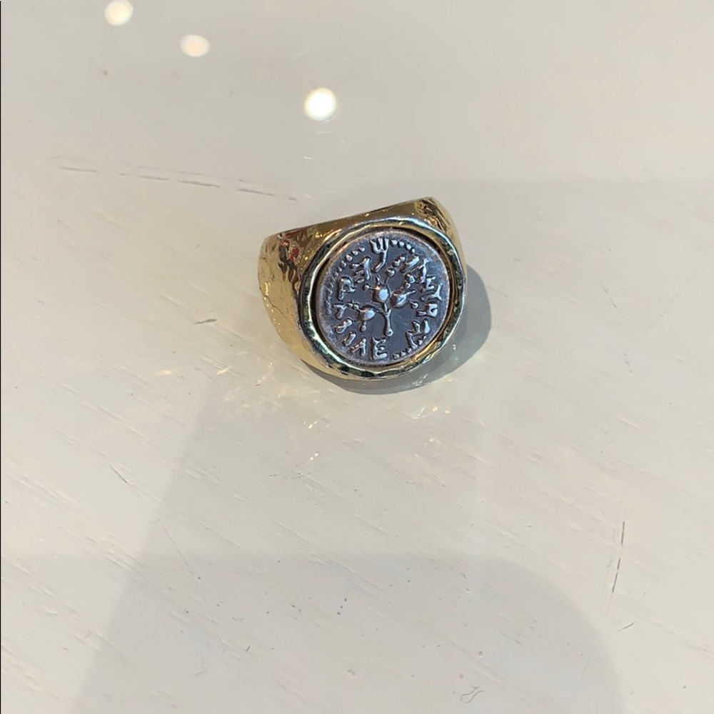 DANON brand ancient coin ring